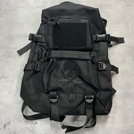 Velcro Specification Backpacks / Modern Pirates Skull Design 001 (刺繍)