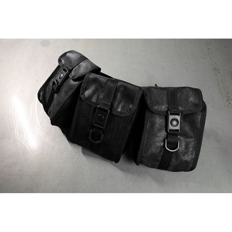 Genuine Leather Tactical Bandolier Pouch / Trip