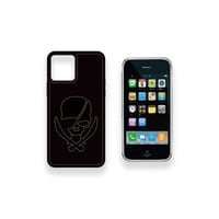 Leather Work iPhone Case / Sew on ModernPirtaes Skull Design ( 88 Colors )