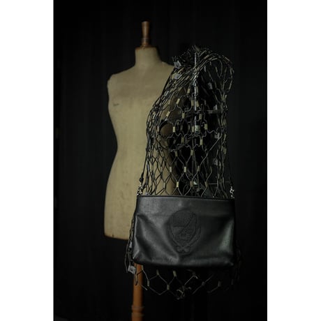Leather Sacoche / Modern Pirates Skull Design