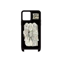 【 HISASHI×MP Shellwork Shoulder Hook Smartphone Case / SIN ZMB Monochrome Design (Black ) 】