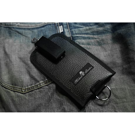 Multi Smartphone Pocket Pouch / Grain Leather Design