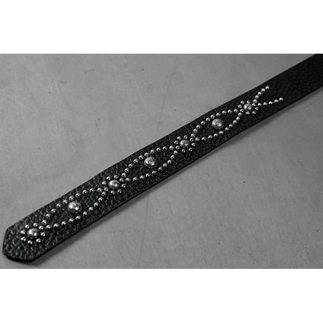 24mm Genuine Leather Narrow Hanging Belt / Butterfly Arch Design