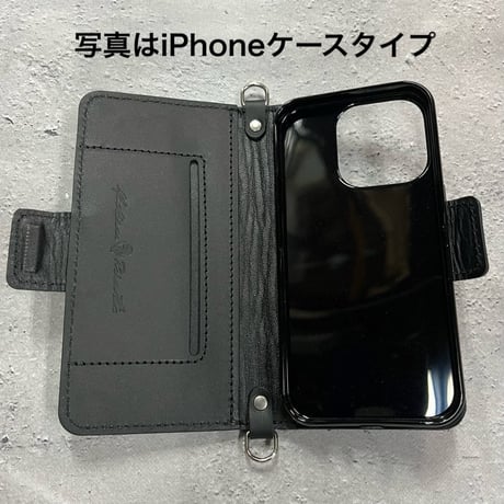 【 柩×Modern Pirates Leather Smartphone Wallet Case / Spots Owl Design 】＊iPhone以外の汎用モデル