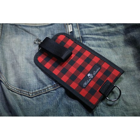 Multi Smartphone Pocket Pouch / Buffalo Check Design