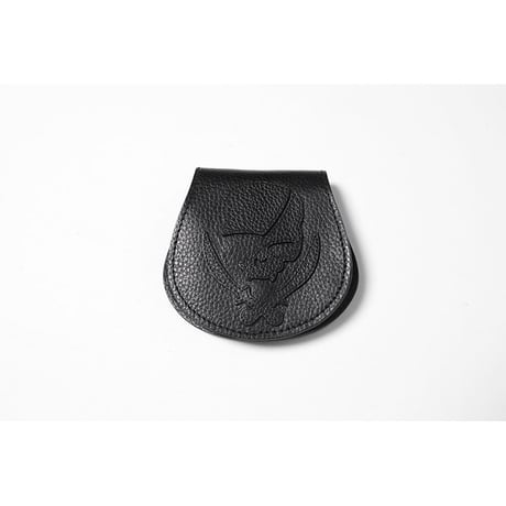 Leather Coin Case /  ModernPirtaes Skull Design