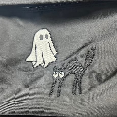 Backpacks / Black Cat & Sheet Ghost Design (刺繍)