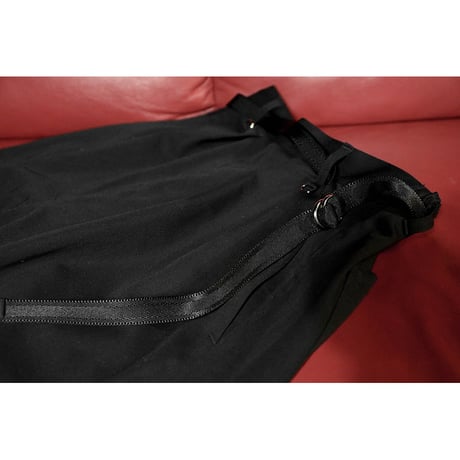 Leisurely pants / High Count Twill Fabric ( Black )