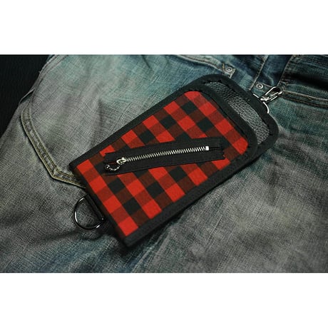 Multi Smartphone Pocket Pouch / Buffalo Check Design