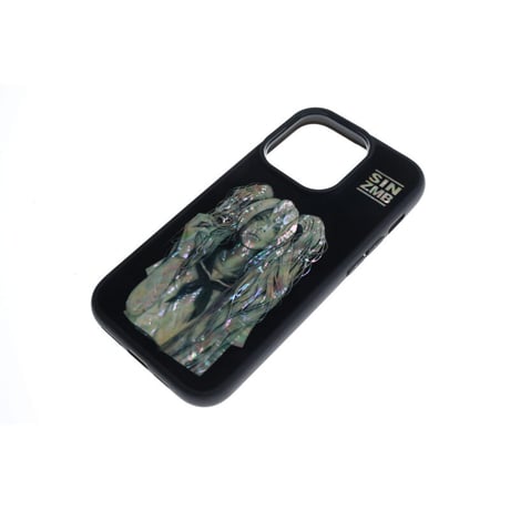 MagSafe仕様【 HISASHI×MP Shellwork Smartphone Case / SIN ZMB Monochrome Design ( Black ) 】