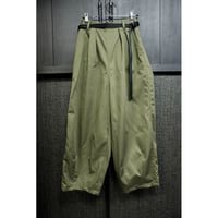 Leisurely pants / High Count Twill Fabric ( Olive )