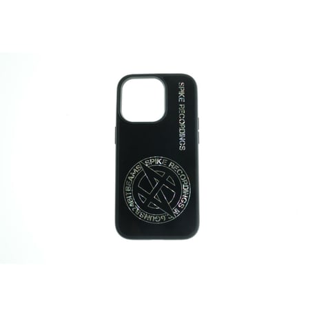 【 HISASHI×MP Shellwork Smartphone Case / SPIKE RECORDINGS Design ( Black )  】