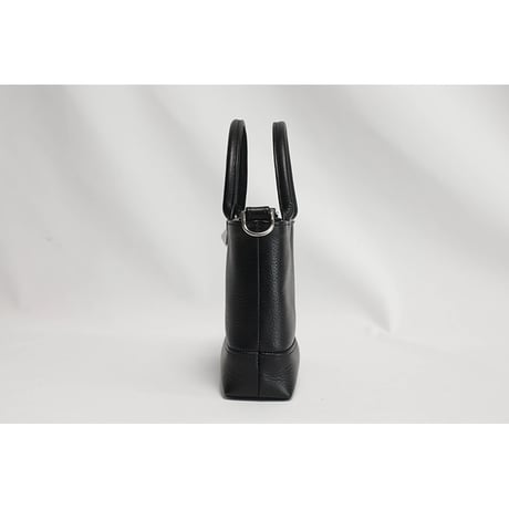 Leather Mini Tote Bag 001 / Pyramid German Hock Design