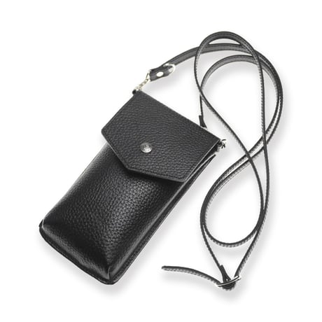 Lid Replacement Leather Smart Phone Sholder Pouch / ModernPirates Metal Fittings Design