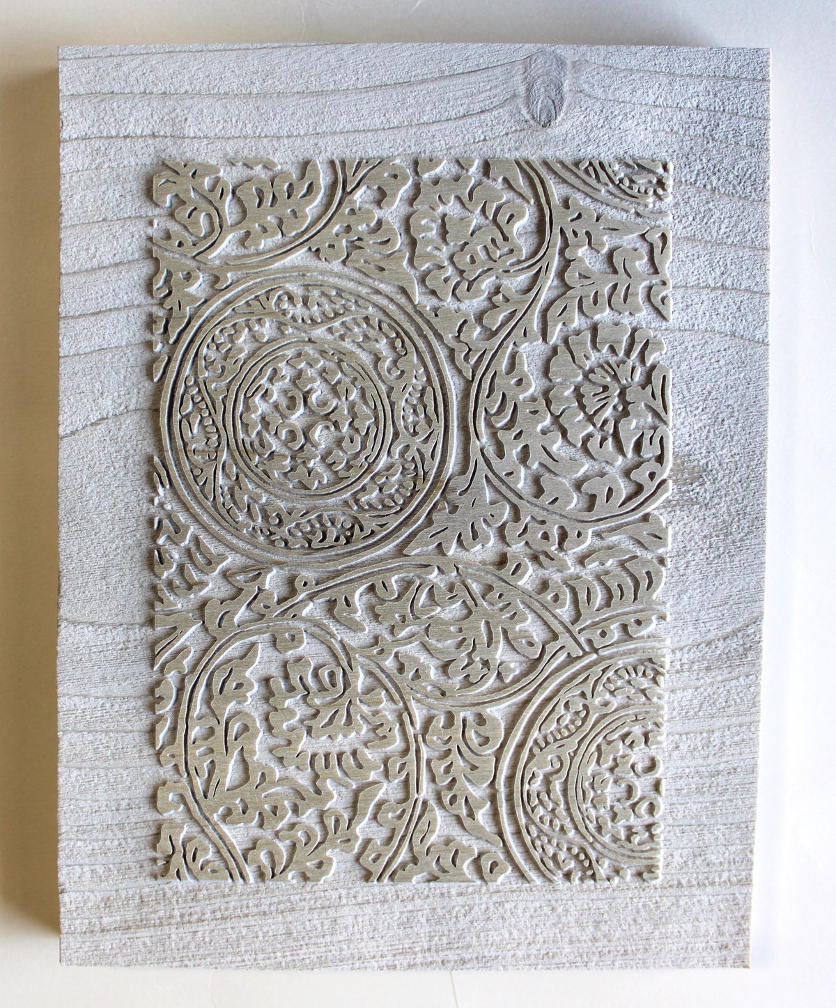 料紙制作用版木・平安朝「波」紋 精巧木版 fit=scale-down,w=1200