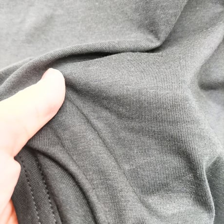 TSC-1275-21 バンブーレーヨンフレンチTシャツ ブラック(910)