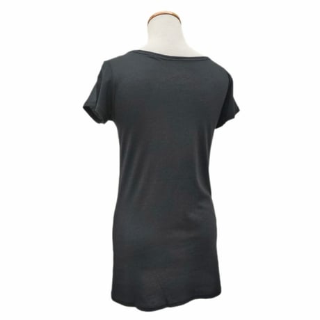 TSC-1275-21 バンブーレーヨンフレンチTシャツ ブラック(910)