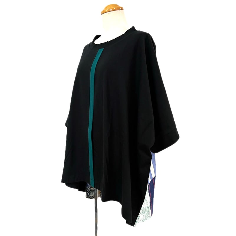 TSC-7834 マリコの気まぐれT 921黒×パッチワーク | helter.jp STORES