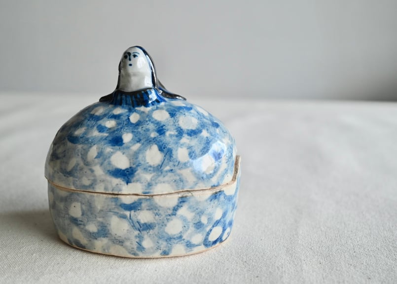 益子・双耳付き花入  作家物 益子・双耳付き花入 作家物 美術品・アンティーク・コレクション