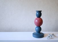 vintage｜Wooden Candle Sticks  ／bi-color