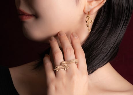 PalnartPoc｜  祥龍ピアス / Aisan dragon