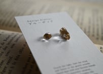 ブルーポンド｜ガラスペアピアス｜14KGF