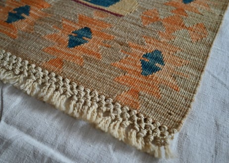 新品｜トルコ／カイセリ手織りキリム｜128×94cm ｜チェイレキサイズ