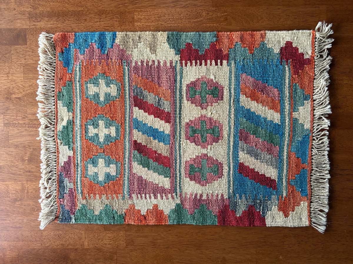 116×84cm　手織りキリム □新品｜イラン／手織りキリム｜60×45cm | 雑貨と作家もの リリ