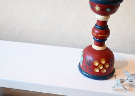 vintage｜Wooden Candle Sticks  ／Flower