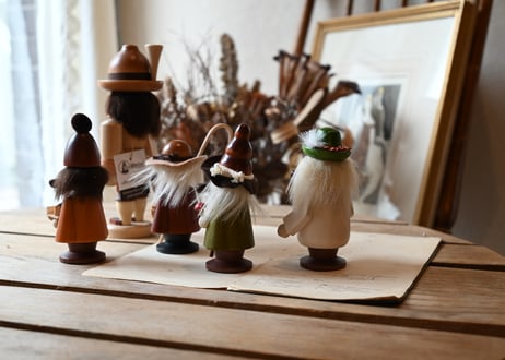 Handmade wood｜くるみ割り人形／11cm