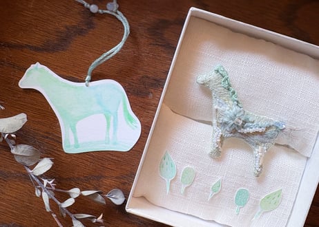 ソノトキノキブン｜horse brooch