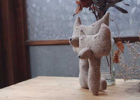 イノ／ハンドチベットスナギツネ15cm