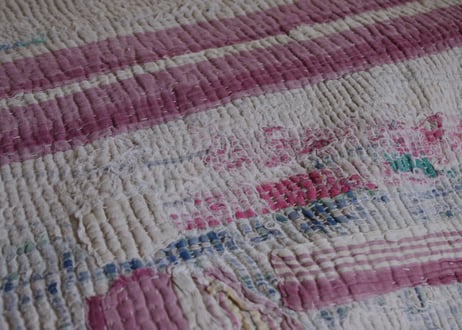 インド｜ヴィンテージラリーキルト｜約140cm×180cm｜送料無料