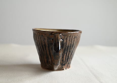 陶芸家「能登実登利」マグカップ