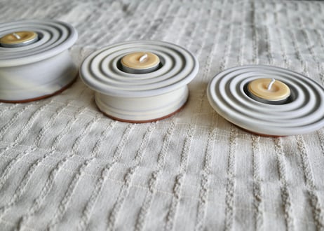 AKO DOMAE｜RIPPLE｜candle holder 各1点