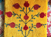 新品｜イランギャッベ／手織38x40cm