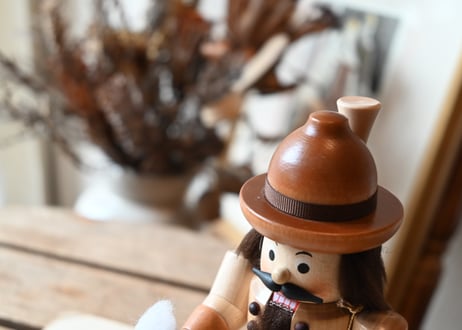 Handmade wood｜木製人形／16.5cm