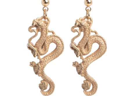PalnartPoc｜  祥龍ピアス / Aisan dragon