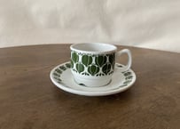 Egersund 'Grøn eikenøt' coffee sets