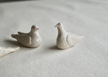 民芸箸枕鶴子｜白鳩｜各1点