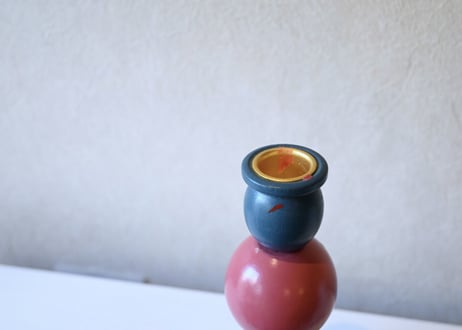 vintage｜Wooden Candle Sticks  ／bi-color