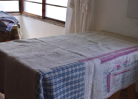 インド｜ヴィンテージラリーキルト｜約140cm×180cm｜送料無料