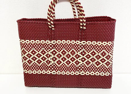 メキシコ｜手編みのメルカドバッグ横長サイズ