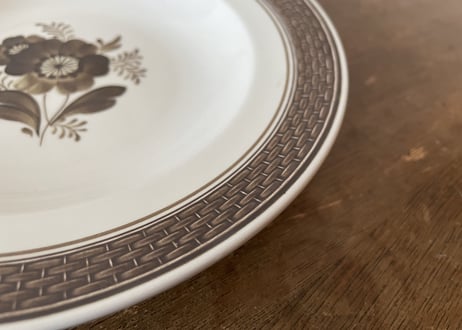 1960's◾️Royal Copenhagen｜Brown Tranquebar Deep Plate