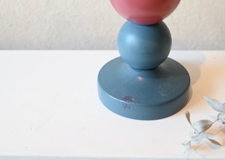 vintage｜Wooden Candle Sticks  ／bi-color