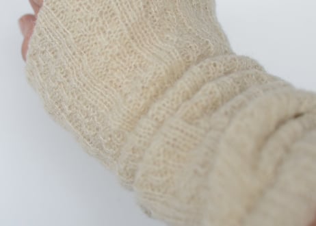 たむら靴下店｜SILK LAYERED short warmer／2色