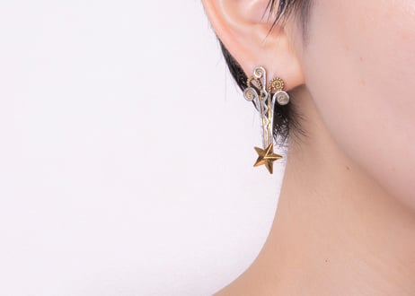 PalnartPoc｜アールデコ・スターピアス