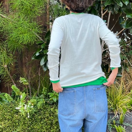 薄綿クルーネック 長袖