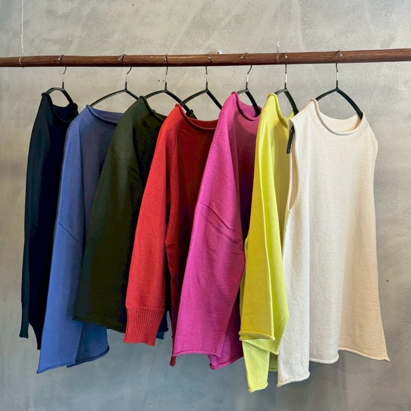 受注販売 ショートタートル 8分袖 | mokono web store