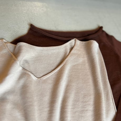 Aラインwoolベスト